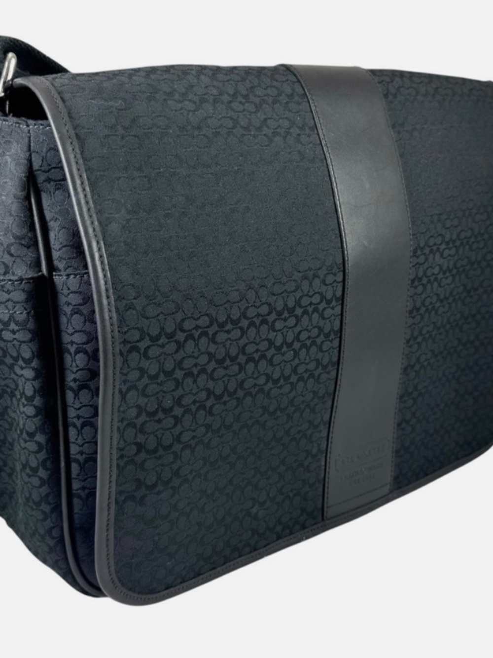 Coach Messenger Bag Signature Jacquard Commuter F77004 Laptop Briefcase